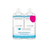 Dermedic Hydrain³ Micellás víz H²O DUO PACK 500+500ml