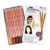 Derwent Academy Akvarell Ceruza - 12 darabos készlet (Arctónusok)