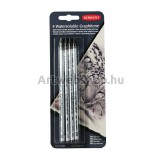 Derwent Graphitone Elmosható Grafitrúd - 4 darabos készlet