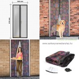 Design szúnyogháló ajtóra, mágneses- 100 x 210 cm