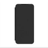 Designed for Samsung Galaxy A05s (SM-A057F) tok álló (aktív flip, oldalra nyíló, kártyazseb) fekete