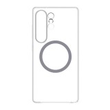 Designed for Samsung Galaxy S25 Ultra (SM-S938) műanyag telefonvédő (ütésállóság, ultravékony, magsafe) átlátszó