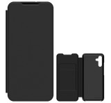 Designed for SAMSUNG tok álló (aktív FLIP, oldalra nyíló, kártyazseb) FEKETE Samsung Galaxy A05s (SM-A057F)