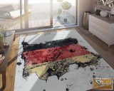 Designer német zászló mintás szőnyeg