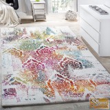 Designer szőnyeg díszes mintával, színes-kém