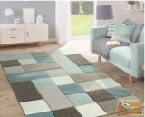 Designer szőnyeg, kockás, több színű
