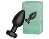 Desirel Easy Obsidian - akkus,rádiós anál vibrátor (fekete)