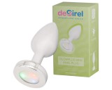 Desirel GlowPlug - világító anál plug - kicsi (ezüst)