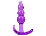 Desirel - gyöngyös anál plug (lila)