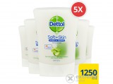 Dettol Aloe Vera és E-vitamin utántöltő érintés nélküli kézmosó készülékhez (250 ml) 5 db