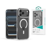 Devia Crystal Series Magnetic 360° kameravédős ütésálló tok - Apple iPhone 17 Pro - átlátszó