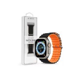 Devia Deluxe Series Sport6 Silicon Two-tone Watch Band 38-41mm Black/Orange ST381591