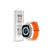 Devia Deluxe Series Sport6 Silicon Two-tone Watch Band 38-41mm Starlight/Orange ST381621