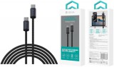 DEVIA EC646 Gracious PD 60W USB Type-C 1M Adatkábel - Fekete
