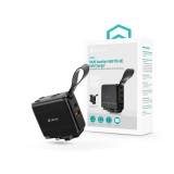 Devia Global 45W PD+QC hálózati gyorstöltő utazó adapter (CN/JP/US/EU/UK/AU) - fekete