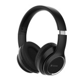 Devia kintone bluetooth fejhallgató sztereo (v5.2, mikrofon, zajszűrő, összehajtható) fekete