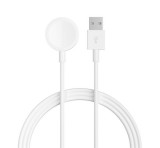DEVIA KINTONE töltőkábel USB (wireless, mágneses, gyorstöltő, 100cm, Apple Watch töltő) FEHÉR