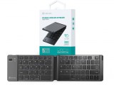Devia összecsukható vezeték nélküli Bluetooth billentyűzet - Devia Lingo Series Foldable Wireless Keyboard - fekete