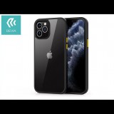 Devia Shark Series Shockproof Case Apple iPhone 12 Pro Max ütésálló hátlaptok fekete átlátszó(ST344121) (ST344121) - Telefontok