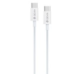 DEVIA SMART adatkábel (Type-C - Type-C, 60W, PD gyorstöltő, 100cm) FEHÉR