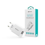 Devia Smart Series 2 12W 2xUSB hálózati töltő adapter - fehér