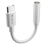 Devia Smart Series Adapter Type-C To 3.5mm With Charging White ST354113