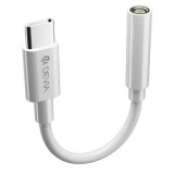 Devia Smart Series Adapter Type-C To 3.5mm With Charging White ST354113
