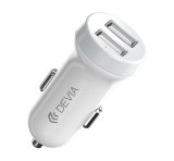 DEVIA SMART SERIES autós töltő 2 USB aljzat (15W) FEHÉR