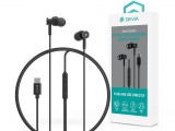 Devia Smart Series M1 Metal In-Ear sztereó fülhallgató - Type-C - fekete