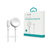 Devia Smart Series mágneses Type-C töltőkábel Apple Watch-hoz - fehér