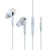 Devia Smart series stereo wired earphone (3.5 mm jack) White ST340697