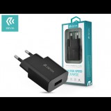 Devia Smart USB hálózati töltő adapter - Devia Smart USB Fast Charge - 5V/2,1A - fekete (ST300196) - Töltők