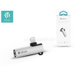 Devia ST324574 Smart ezüst Lightning - 3.5mm fülhallgató és Lightning töltő adapter (ST324574)