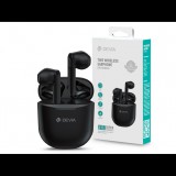 Devia TWS Bluetooth sztereó headset v5.0 + töltőtok - Devia Joy A10 Series True Wireless Earphones with Charging Case - fekete (ST351068)