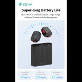 Devia Ultra1 (Mini version) vezeték nélküli influenszer mikrofon pár - fekete (ST126091)