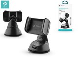 Devia univerzális műszerfalra/szélvédőre helyezhető autós tartó 3,5-6" méretű készülékekhez - Devia Universal Suction Pad Car Mount V2 - fekete