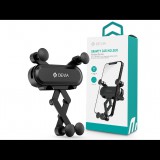 Devia univerzális szellőzőrácsba illeszthető autós tartó - Devia Kintone Series Gravity Car Holder - fekete (ST359781)