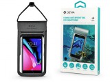 Devia univerzális vízálló védőtok max. 7'' méretű készülékekhez - Devia Strong Waterproof Bag For Smartphone - fekete