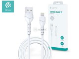 Devia USB - Lightning adat- és töltőkábel 1 m-es vezetékkel - Devia Kintone Cable V2 Series for Lightning - 5V/2.1A - fehér