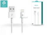 Devia USB - Lightning töltő- és adatkábel 1 m-es vezetékkel - Devia Smart Cable Lightning - fehér