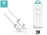 Devia USB - micro USB adat- és töltőkábel 2 m-es vezetékkel - Devia Smart Cable - fehér