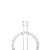 Devia USB Type-C - USB Type-C adat- és töltőkábel 1,5 m-es vezetékkel - Devia Smart Series 100W C To C PD Cable - 100W - fehér (ST379536)