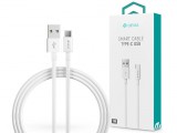 Devia USB - USB Type-C adat- és töltőkábel 1 m-es vezetékkel - Devia Smart USB Type-C 2.0 Cable - fehér