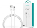 Devia USB - USB Type-C adat- és töltőkábel 1 m-es vezetékkel - Devia Smart USB Type-C 2.0 Cable - fehér