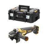 DeWALT DCG406NT-XJ hordozható csiszoló Forgólapos csiszoló 9000 RPM Fekete, Szürke, Sárga