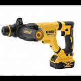 DeWalt DCH263P1-QW akkus fúró-vésőkalapács 18 V | 3 J | Betonban 28 mm | 3,3 kg | Szénkefementes | 1 x 5 Ah akku + töltő | Kofferben (DCH263P1-QW)
