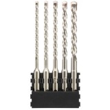 DEWALT Hegytartó, SDS-Plus fúrók, 5db, 5,5-10x160mm