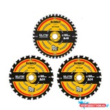 DEWALT Körfűrészlap, készlet, ELITE SERIES, 3db, 165mm