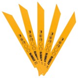 DEWALT Orrfűrészlap, 203mm, 5db, fém, 3mm, kettősfém