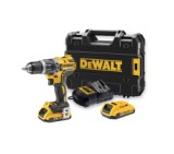 Dewalt ütvecsavarozó 18V, 2db 2.0Ah akku és töltő (DCD796D2-QW)